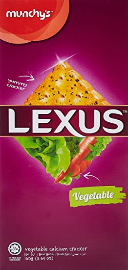 Munchys lexus The Vegetable calcium Cracker 160g