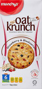 Munchys Oat Krunch Strawberry & Blackcurrant 156gm