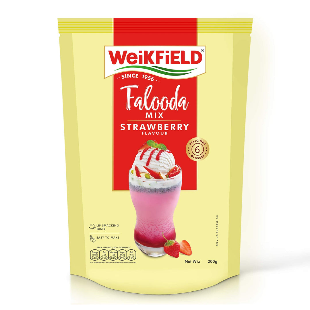 Weikfield Falooda Mix Strawberry Flavour 200gm