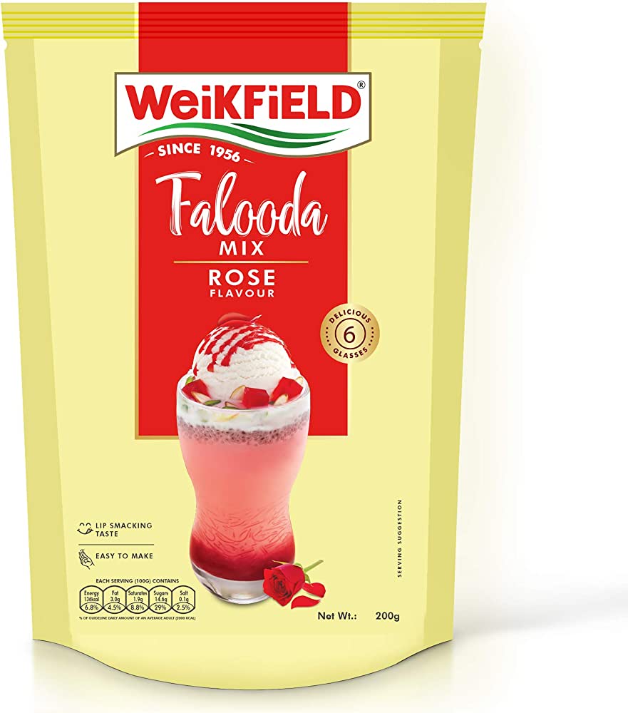 Weikfield Falooda Mix Rose Flavour 200gm