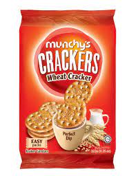 Munchys Wheat Crackers Craker Gandum 322gm