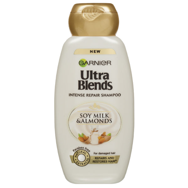 Garnier Ulrta Blends Intense Repair Shampoo Soy Milk Almonds 175Ml