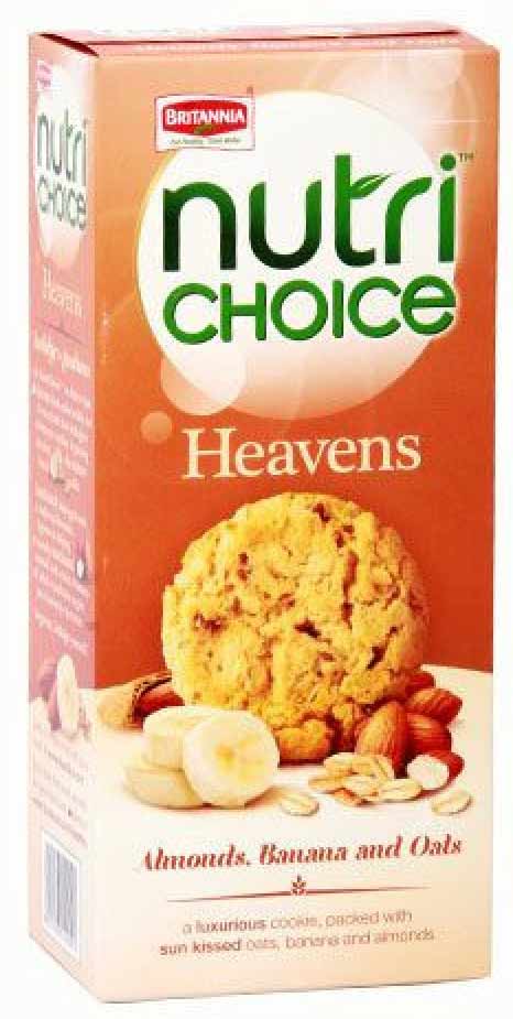 Britannia Nutri Choice Heaven Oats Orange Biscuits 75Gm