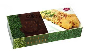 Karachi Bakery Triple Delight FruitCashew & Pista Biscuits 600gm