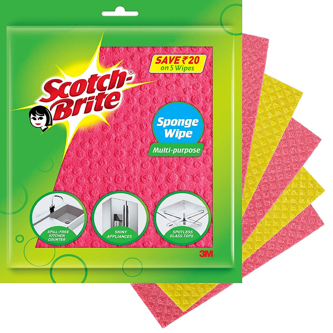 Scotch Brite Scrub Pad with free Sponge Wipe