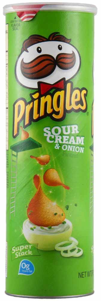 Pringles Potato Crisps Sour Cream n Onion 107g