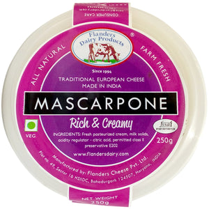 Flanders Mascarpone Cheese  250Gm