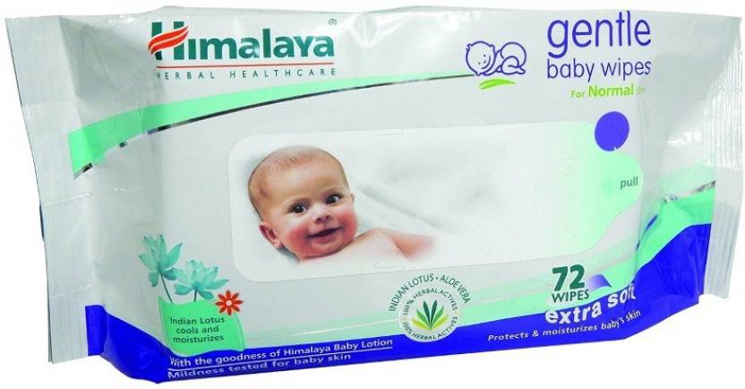 Himalaya Baby 72 Wipes Normal Skin