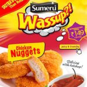 Sumeru Wassup Chiken Nuggets 450 gm