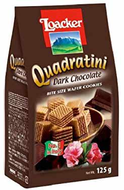 Loacker Quadratini Chocolate 125Gm