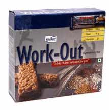 RITE BITE WORK OUT SUGER FREE CHOCO ALMOND 50GM