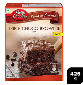 Betty Crocker Loved In America Triple Choco Brownie Mix 425gm