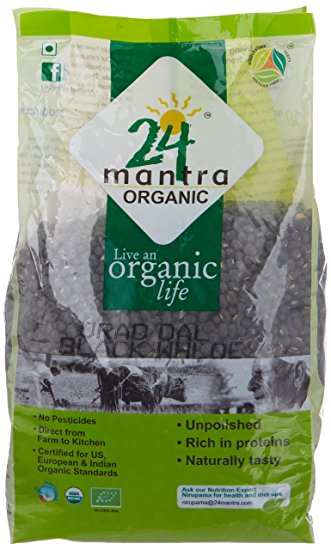 24 MANTRA ORGANIC URAD BLACK WHOLE 500G