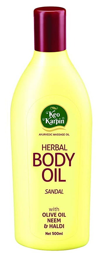 Keo Karpin Herbal Body Oil Neem N Haldi 500ml