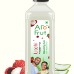 Alo Frut Litchi Aloevera Litchi Juice 200Ml