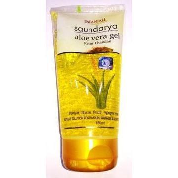 Patanjali Saundarya Aloe Vera Gel Kesar Chandan Gel 150ml