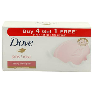 Dove Pink Rosa Beauty Bathing Bar Buy 4 Get 1 Free