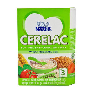 CERELAC WHEAT RICE MIXED VEG STAGE 3 300GM