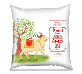 Amul Cow Milk 500ml Pouch