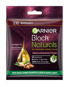 garnier black naturals 3.16 natural burgundy 20ml+20g