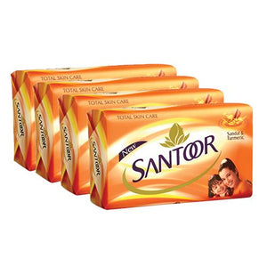 SANTOOR SOAP ORANGE 4x55 GM