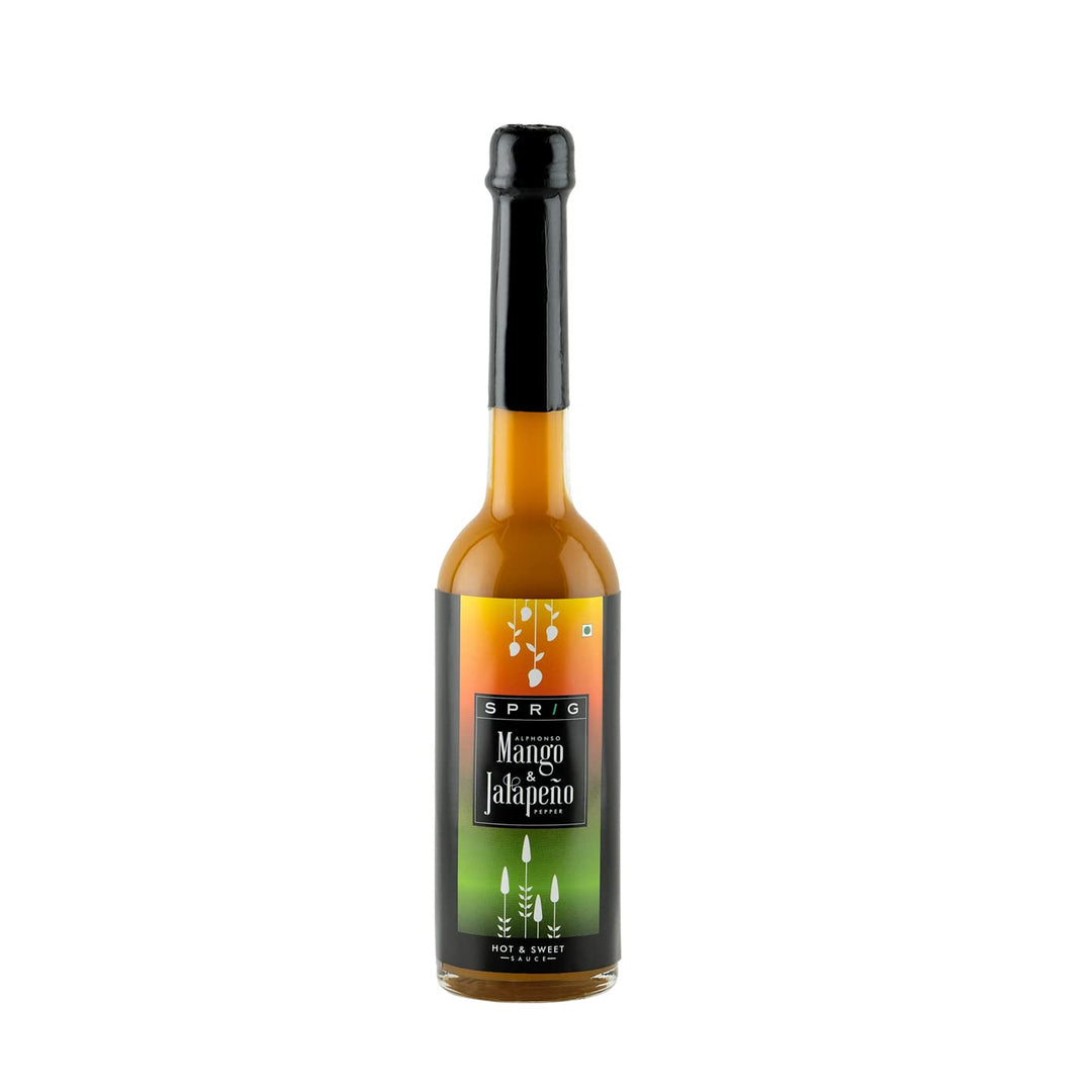 Sprig Alphonso Mango & Jalapeno Pepper Hot & Sweet Sauce 110gm