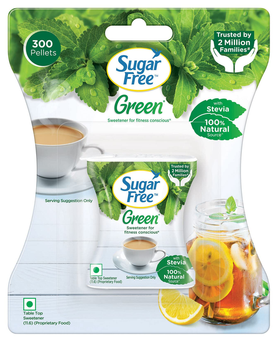 Sugar Free Green Stevia Natural 100Tb