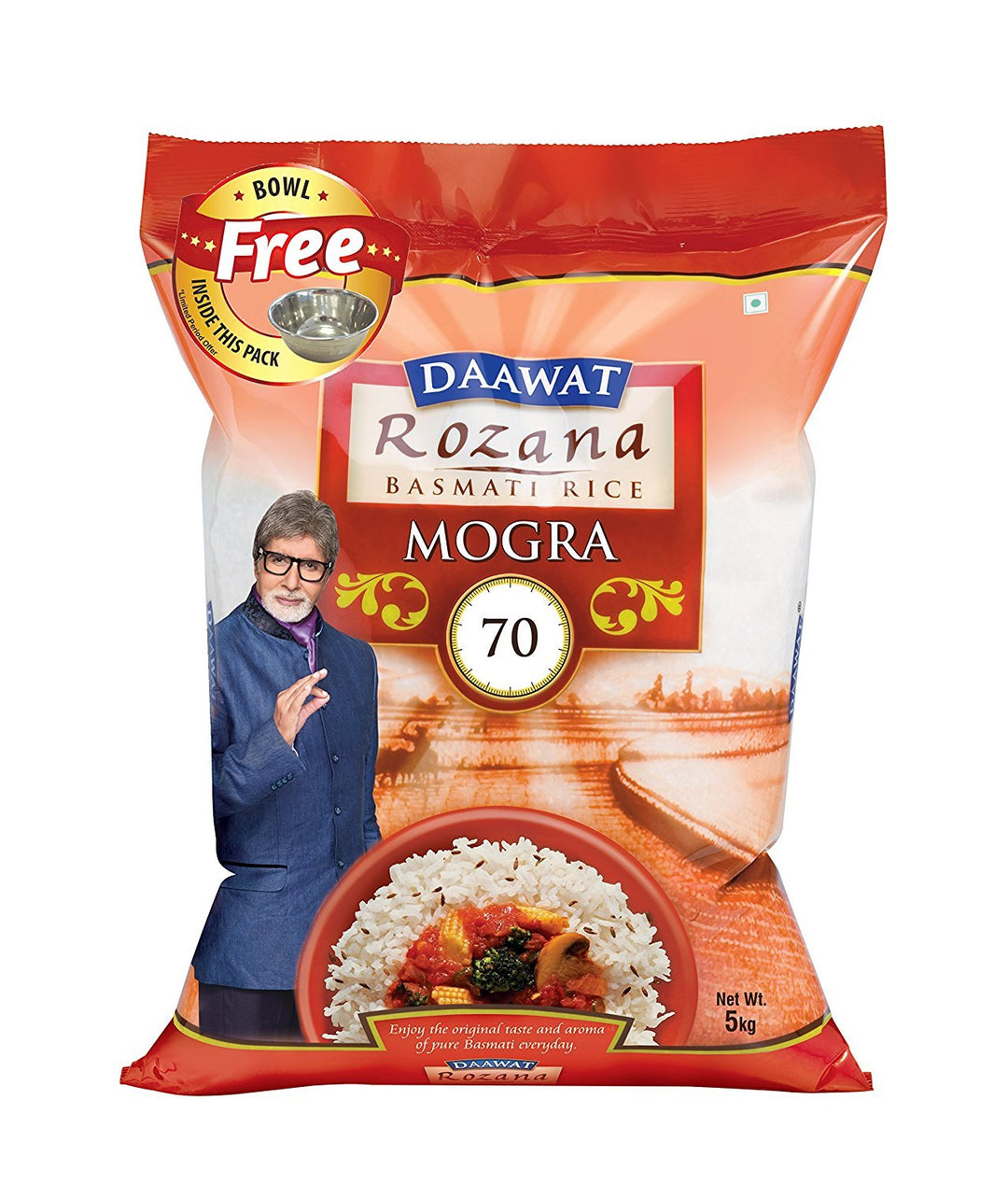 Daawat Rozana Mogra Basmati Rice 5kg