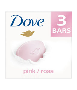 DOVE PINK ROSE BATHING BAR 3*100 GM