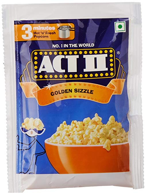 ACT II GOLDEN SIZZLE COMBO PACK 3*60GM