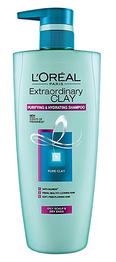 Loreal Paris Extraordinary Clay Purifying & Hydrating Shampoo 640ml