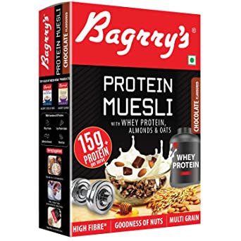 Bagrrys Protein Muesli Chocolate Flavoured 500Gm