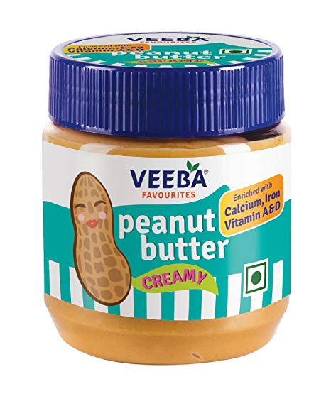 VEEBA PEANUT BUTTER CREAMY 340GM