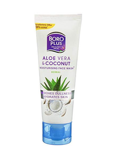 Boro Plus Aloe Vera & Coconut Moistutising Face Wash 60Ml