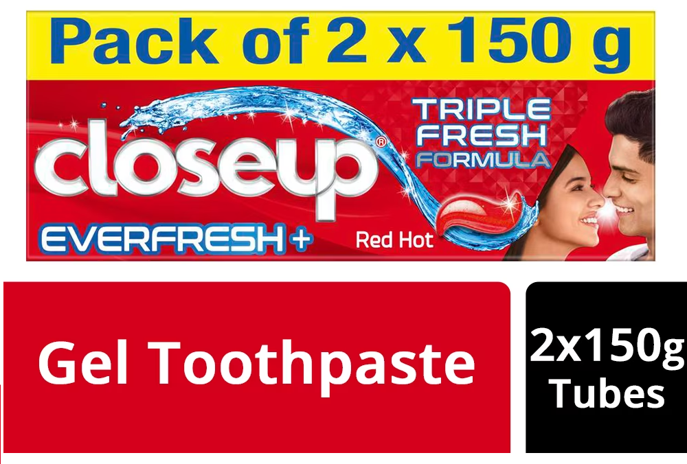 Closeup Ever Fresh Combo pack 2x150 gm