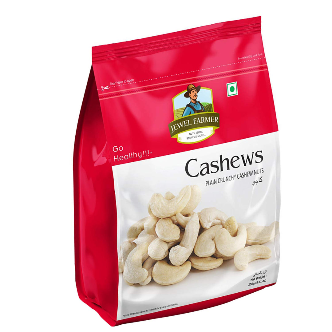 Jewel Farmer Plain Crunchy Cashew Nuts 250gm