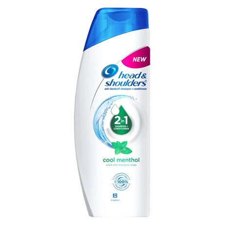 Head & Shoulders Cool Menthol 2 in1 Shampoo+Conditioner 180ml