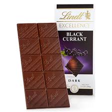 Lindt Excellence Black Currant Dark Chocolate 100Gm