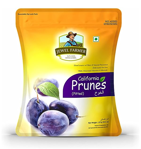 Jewel Farmer California Prunes Pitted 227Gm