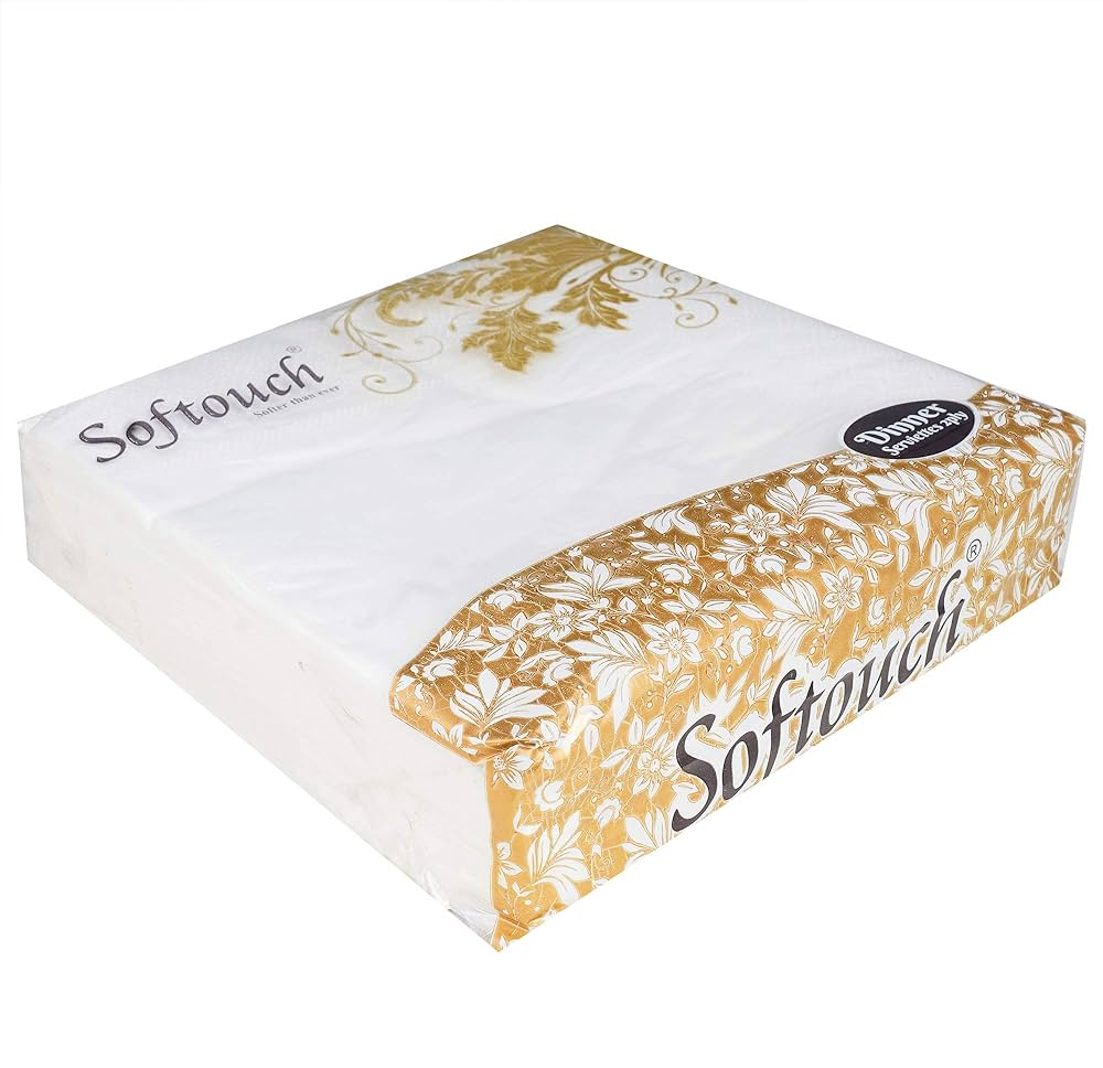 Softouch Soft Dinner Serviettes 40cm*40cm 2ply