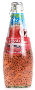 City fresh basil seed drink lychee 300ml