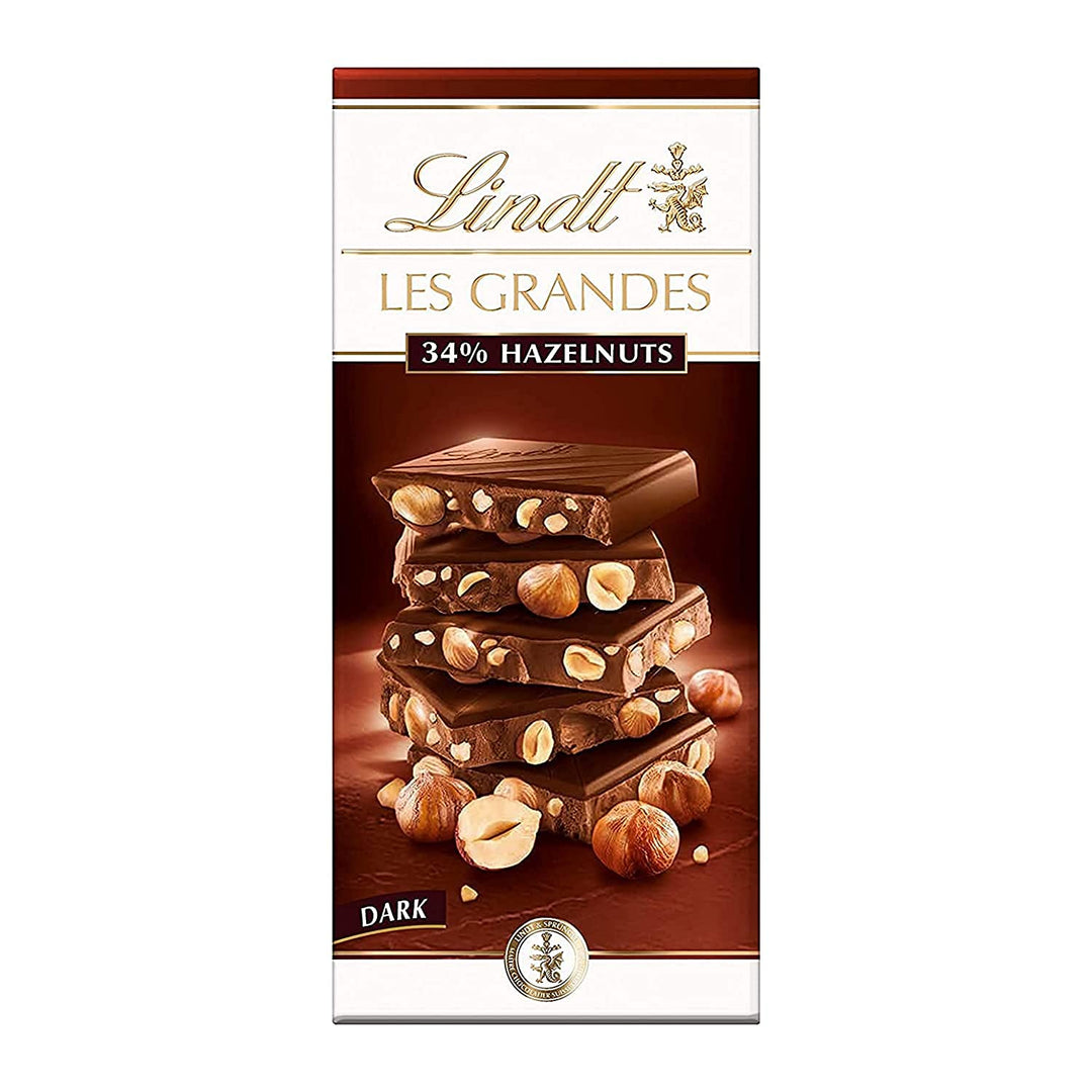 Lindt les grandes hazelnuts MILK choclate 150gm IMP