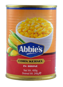 ABBIES CORN KERNEL IN BRINE 400GM