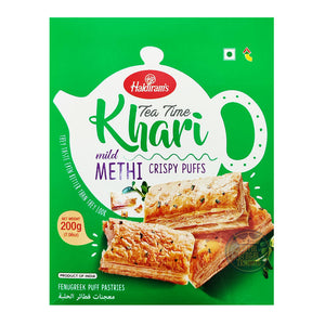 Haldirams Tea Time Khari Mild Methi Puffs 200g