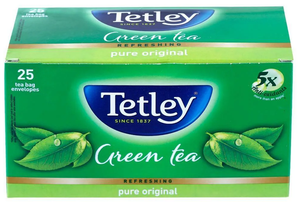 TETLEY GREEN TEA PURE ORIGINAL 25 TEA BAGS