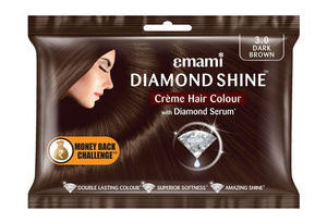 Emami Diamond Shine Hair colour 3.0Dark Brown