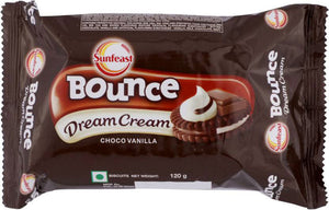 Sunfeast Bounce Dream Cream Choco Vanilla 120g