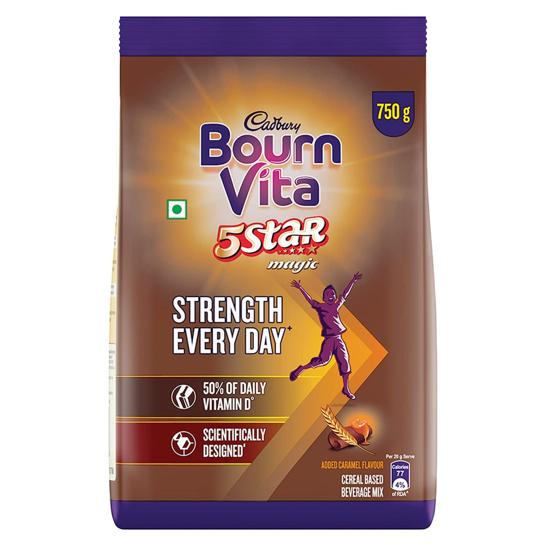 cadbury bourn vita 5star magic 750gm refil pack