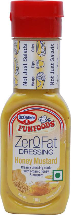 FUNFOODS ZEROFAT DRESSING HONEY MUSTARD 210 GM
