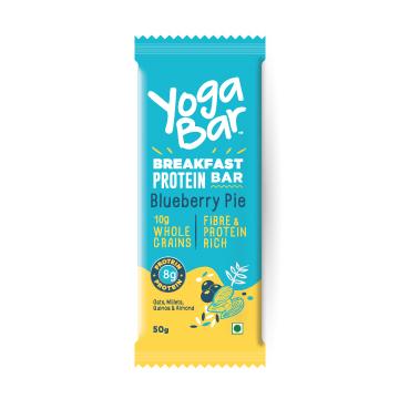 Yoga bar breakfast protein bar blueberry pie 50gm